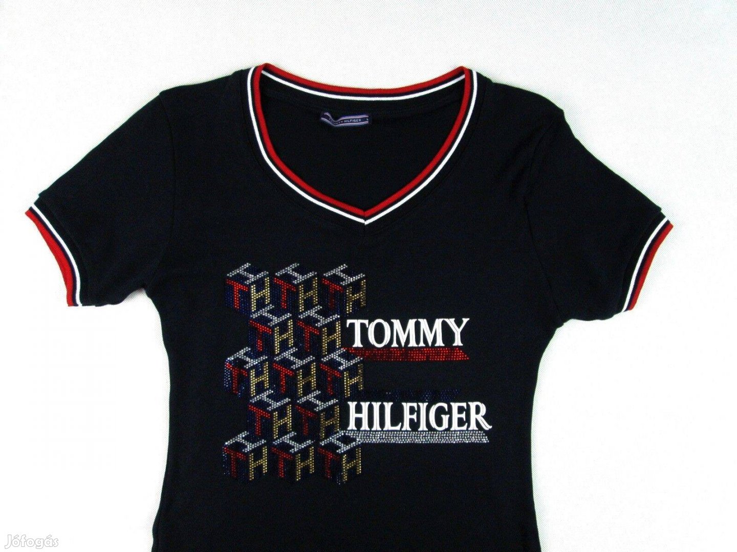 Tommy Hilfiger (M / L) Rugalmas Anyagú Női Chiara Mini Ruha Tunika