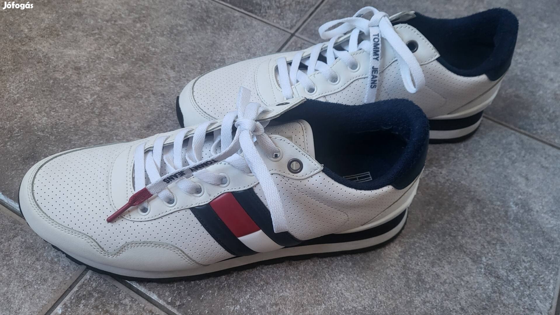 Tommy Hilfiger bőr cipő 45 férfi sneaker