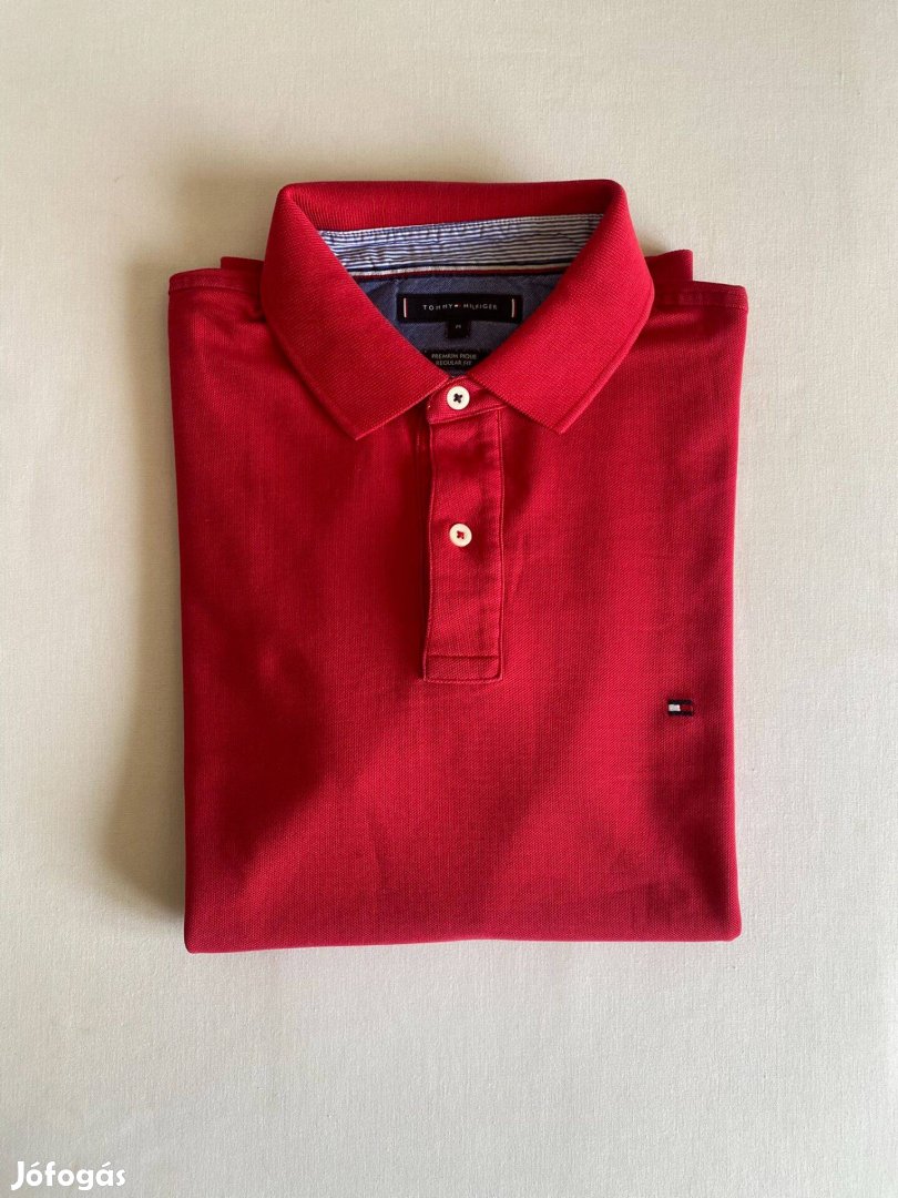 Tommy Hilfiger férfi galléros póló, M-es