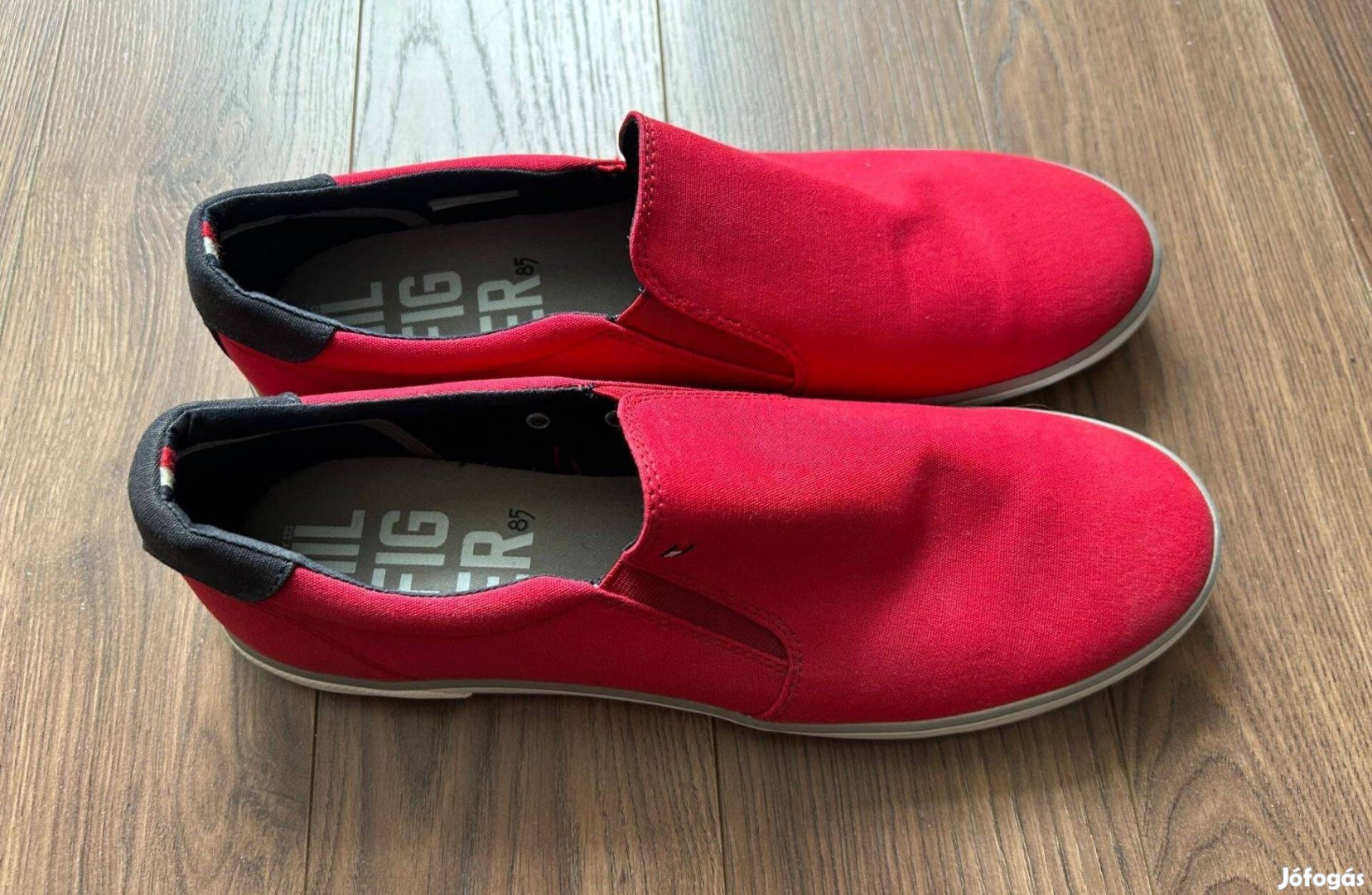 Tommy Hilfiger férfi mokaszin, cipő, vászoncipő, 45-ös, új