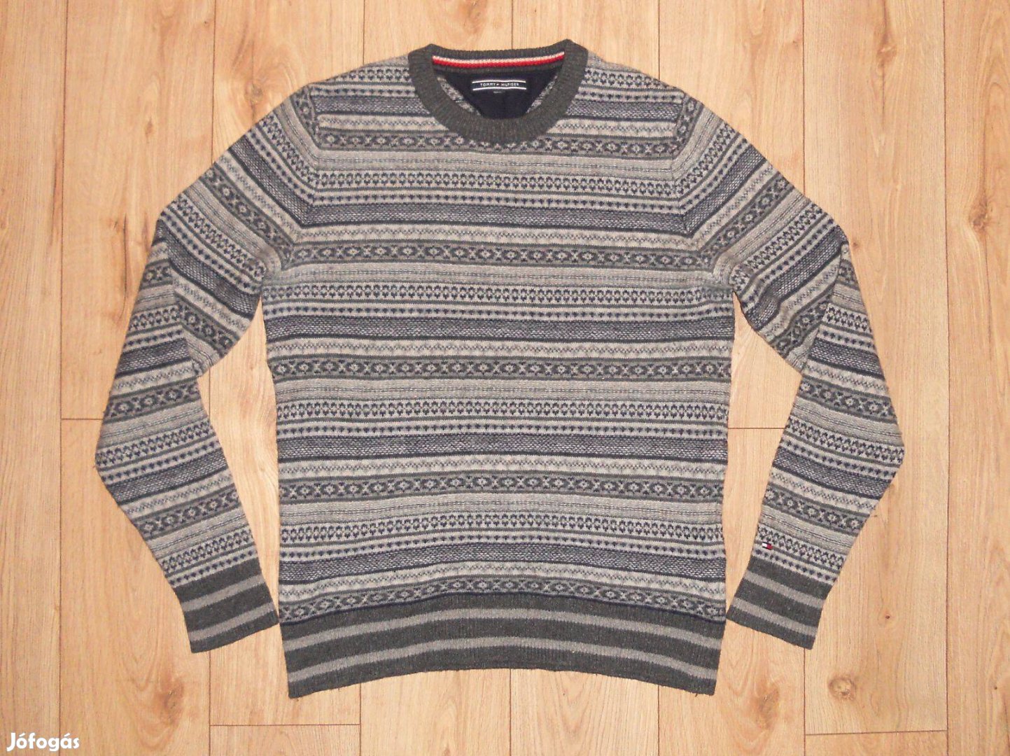 Tommy Hilfiger kötött pulóver S-es