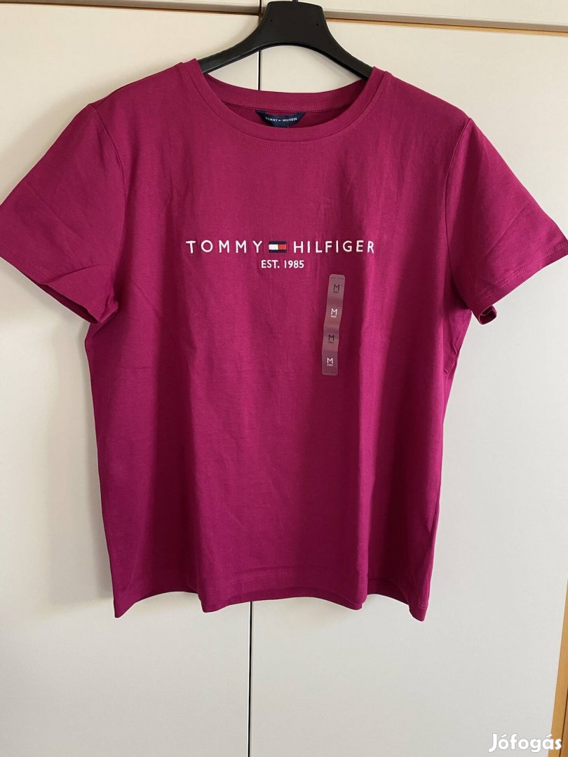 Tommy Hilfiger málna színű női póló