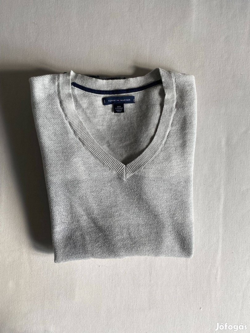 Tommy Hilfiger női kötött v-nyakú pulóver 2XS-es