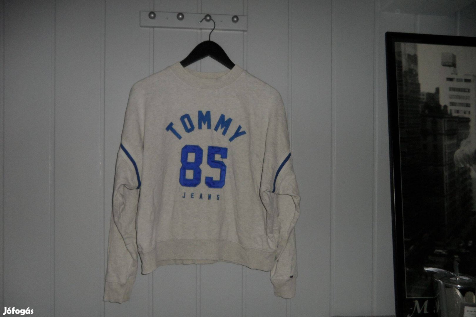Tommy Hilfiger női pamut pulóver - szabadidő felső S méret