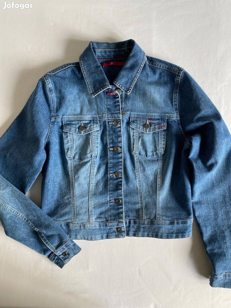 Tommy Hilfiger női rugalmas farmer dzseki L-es