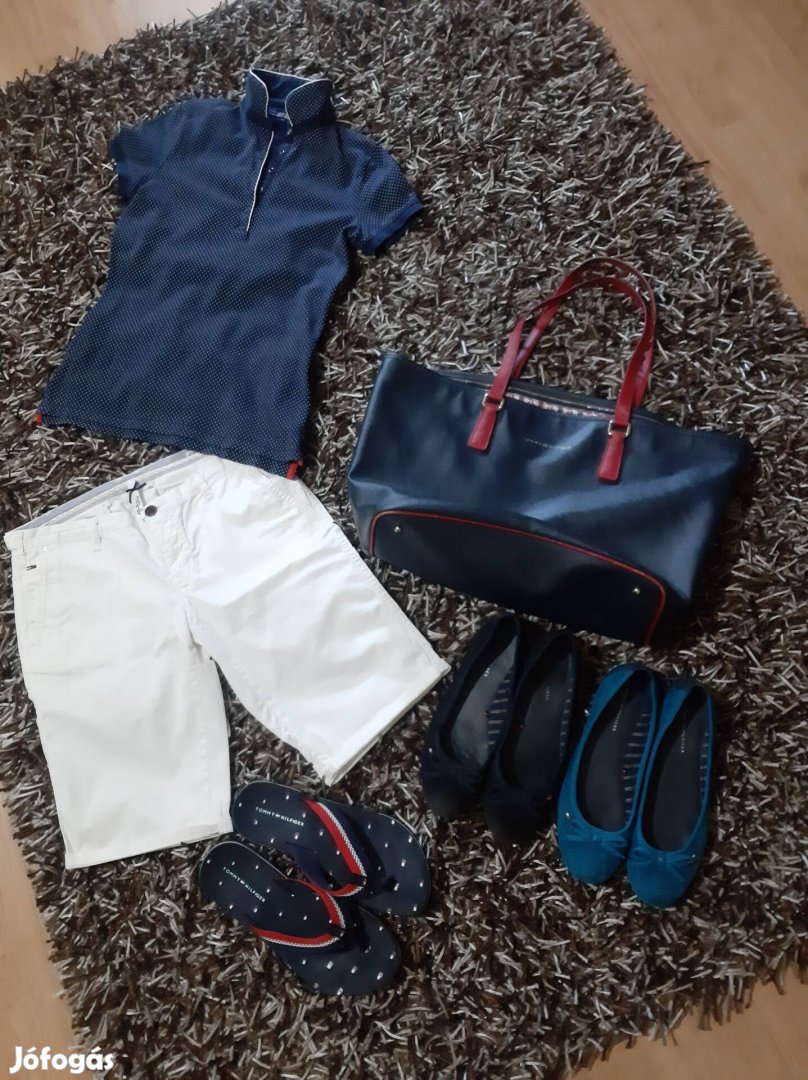 Tommy Hilfiger női szett S/M táska cipő 40 es