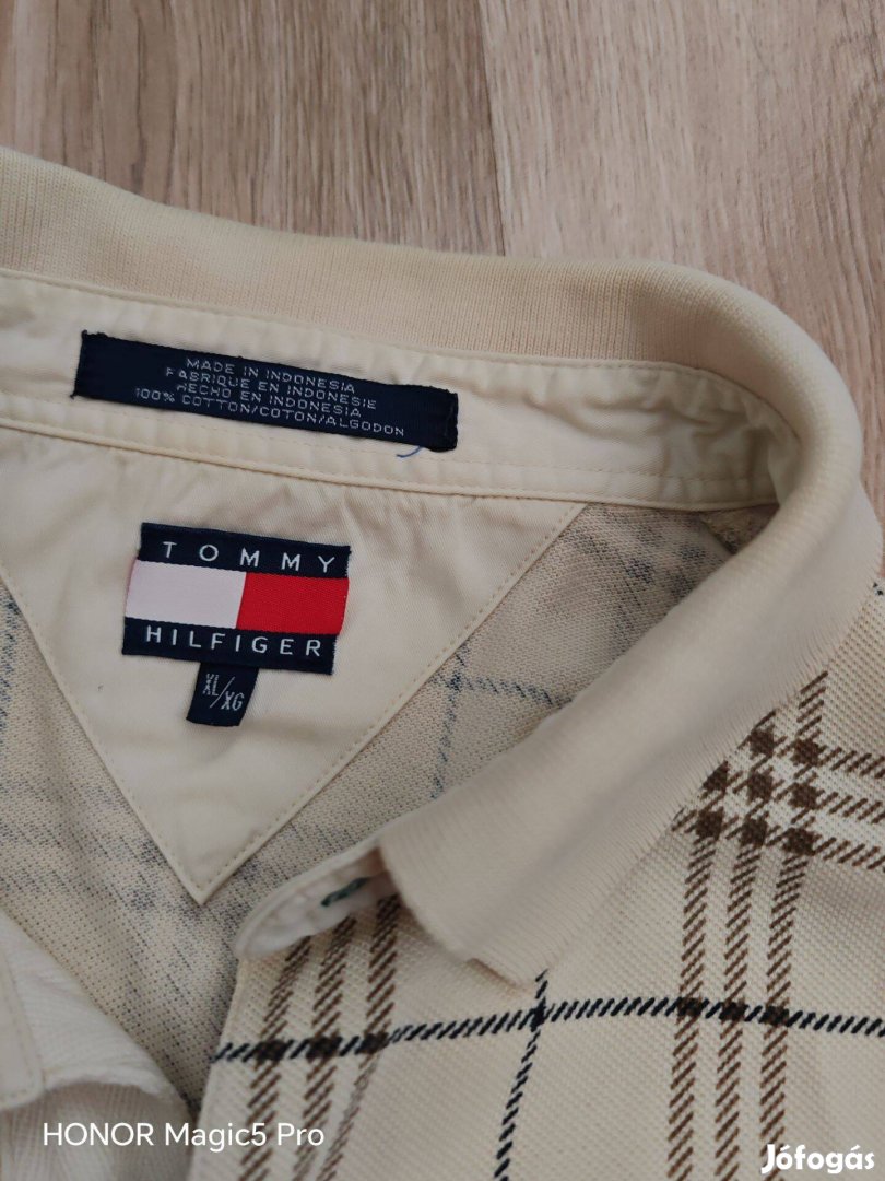 Tommy Hilfiger sportos pamut férfi pulóver XL