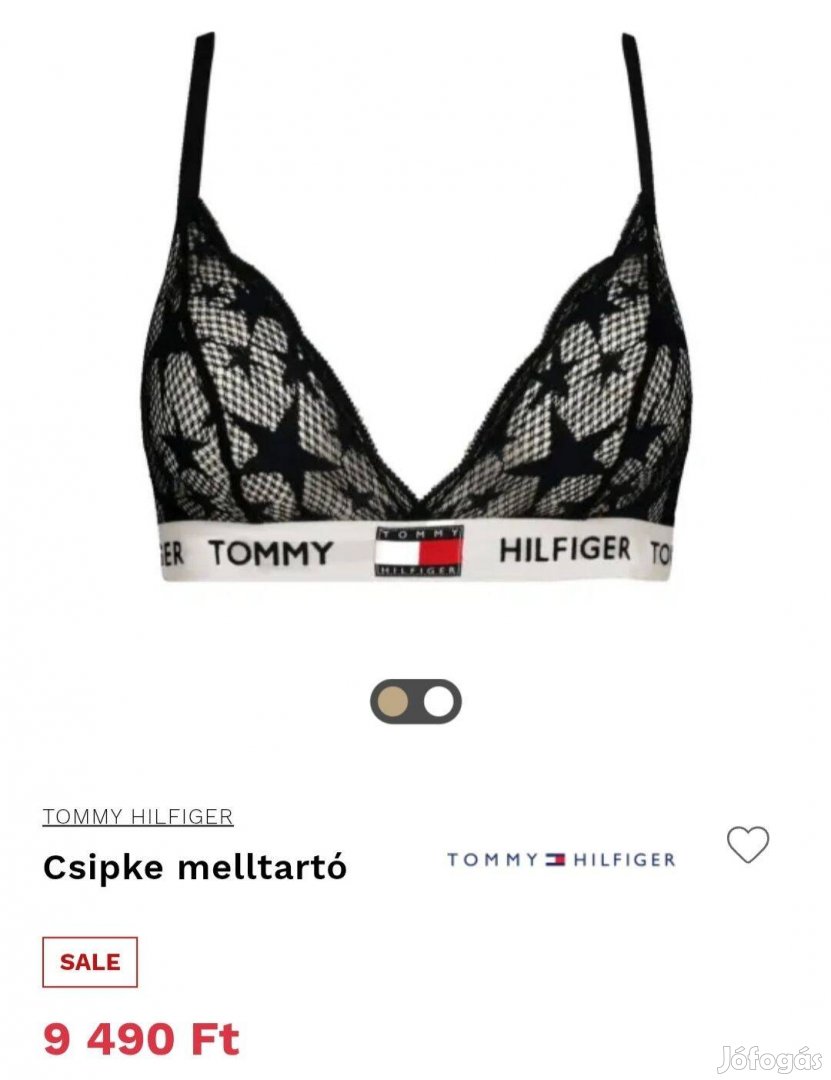 Tommy Hilfiger új M csipke melltartó