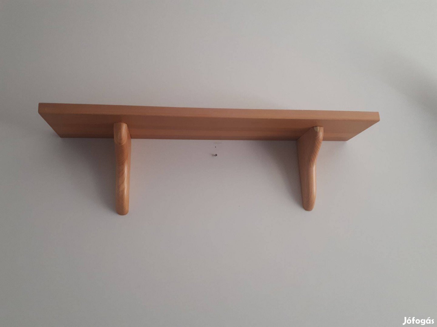 Tömör fenyő falipolc IKEA tartókon