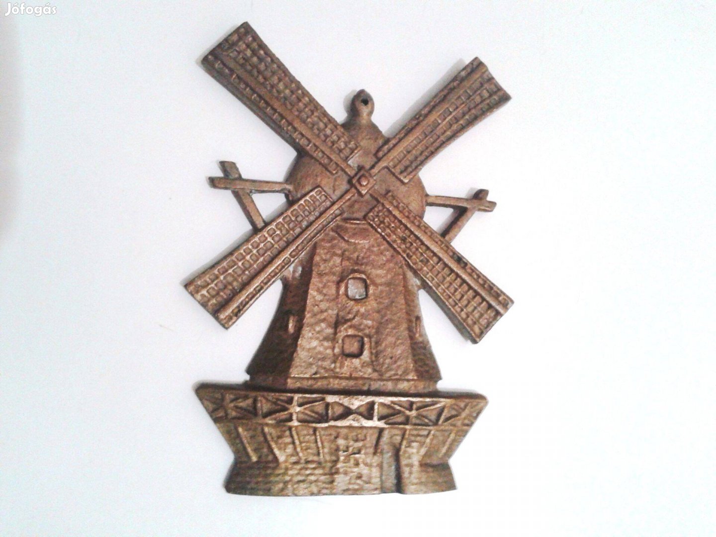 Tömör réz fali kép malmot ábrázol 14x10 cm 1500,-Ft