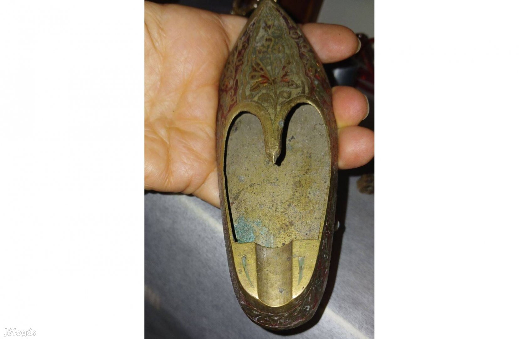 Tömor réz vintage hamus papucs