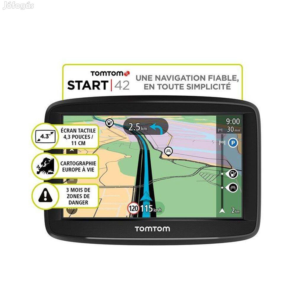 Tomtom Start 42 Lifetime GPS, új !
