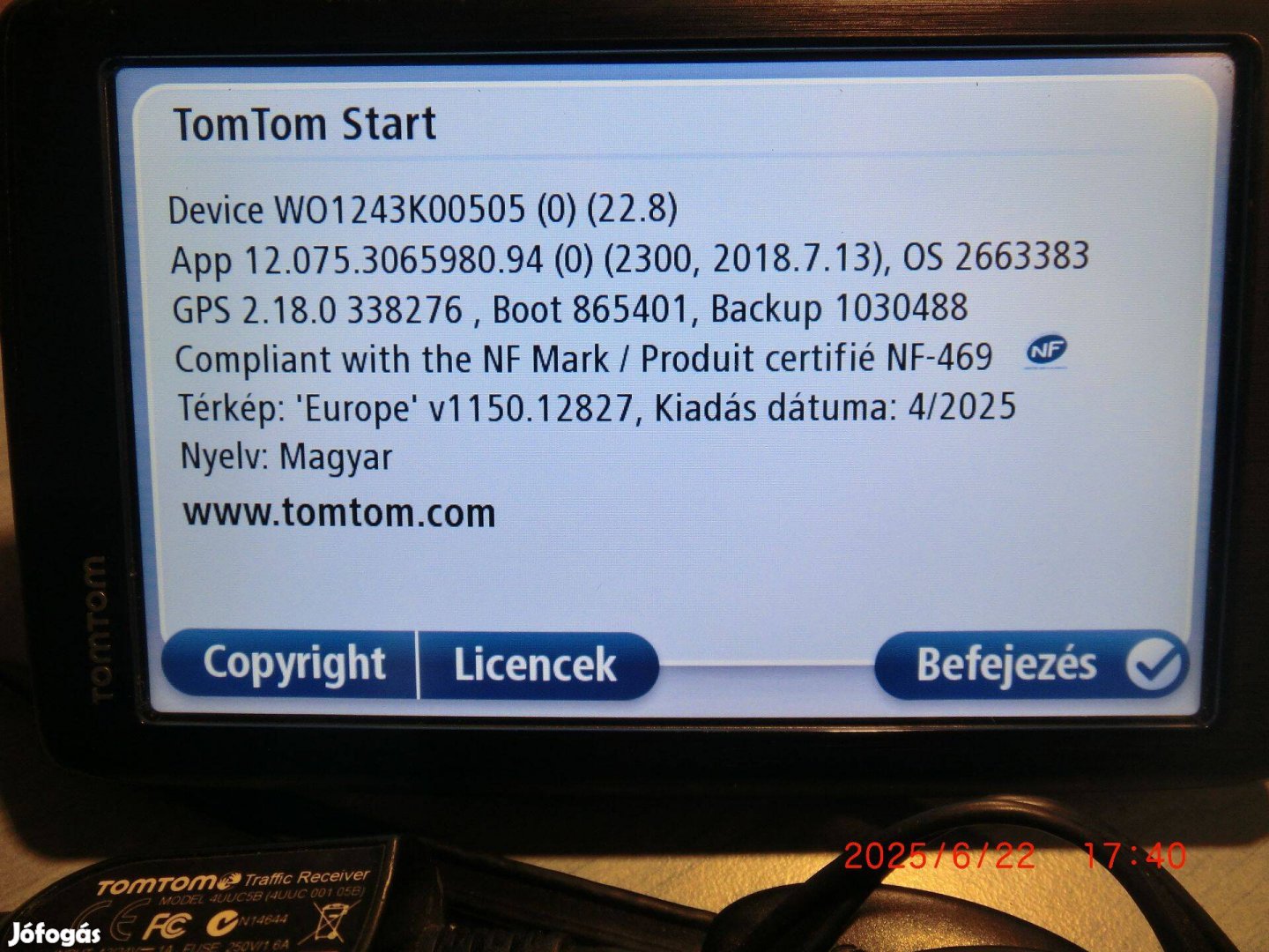 Tomtom Start 6 colos nagy gps,navigáció,új térkép,élettartam frissíté