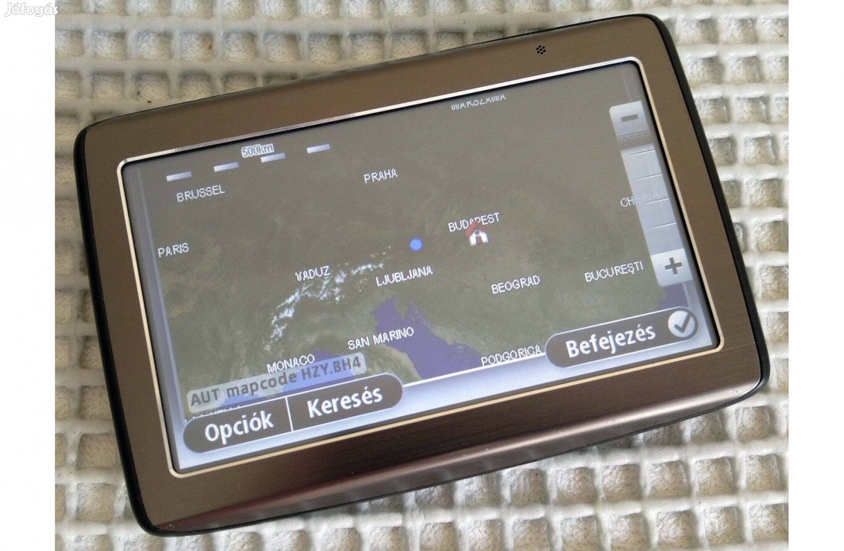 Tomtom Via 125 GPS 5" navigáció RDS-TMC vevő Európa/Magyarország
