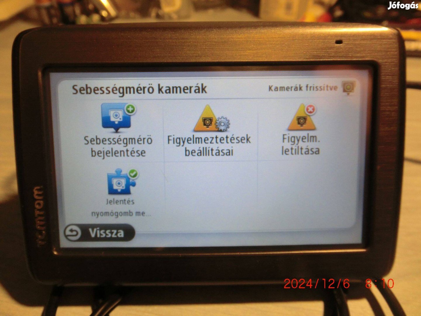 Tomtom Via gps,navigáció,legújabb térképek,kamerák,bluetooth,stb