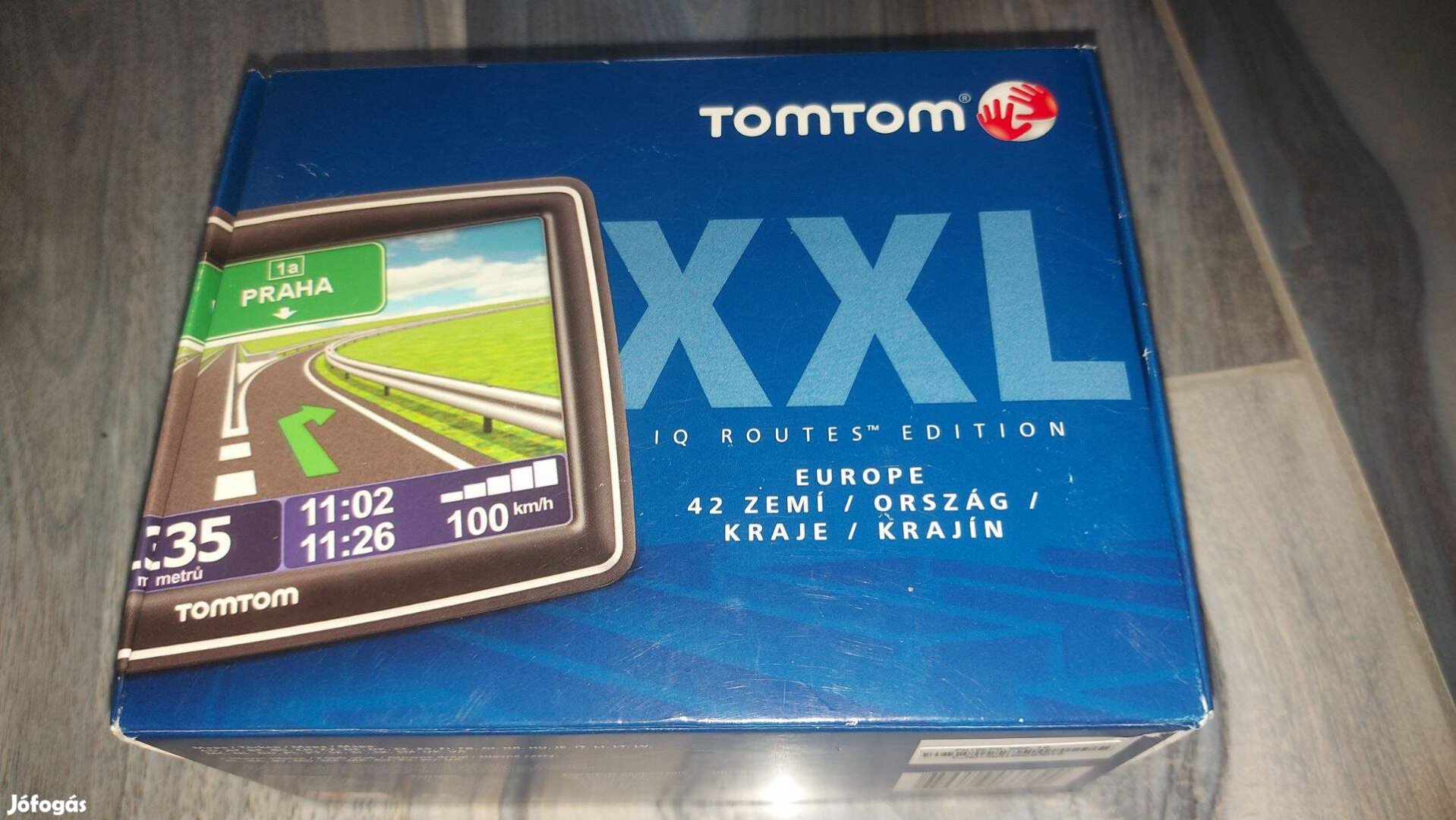 Tomtom XXL GPS dobozában teljes extra tokkal 14900Ft