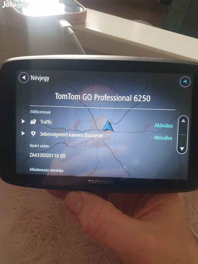 Tomtom go professional 6250 kamionos teherautó navigáció gps 