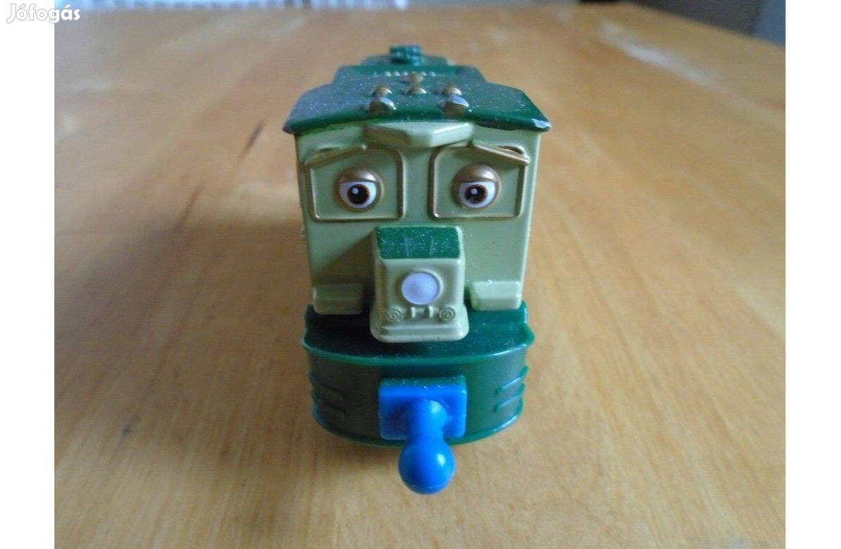 Tomy Chuggington - 2010. mágneses -zöld-szürke Mozdony - újszerű