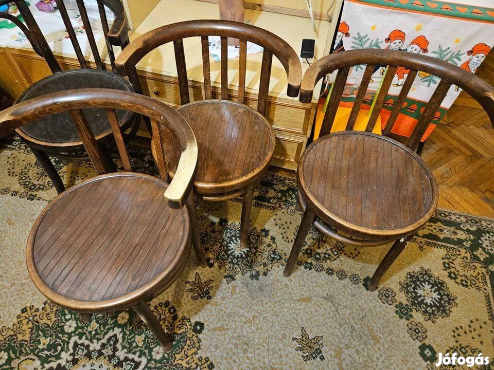 Tonett székek, 4 darab egyben eladó