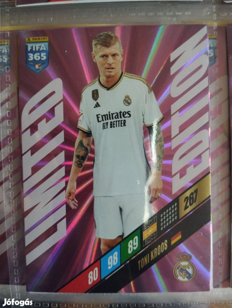 Toni Kroos (Real Madrid) FIFA 365 2024 Limited edition focis kártya