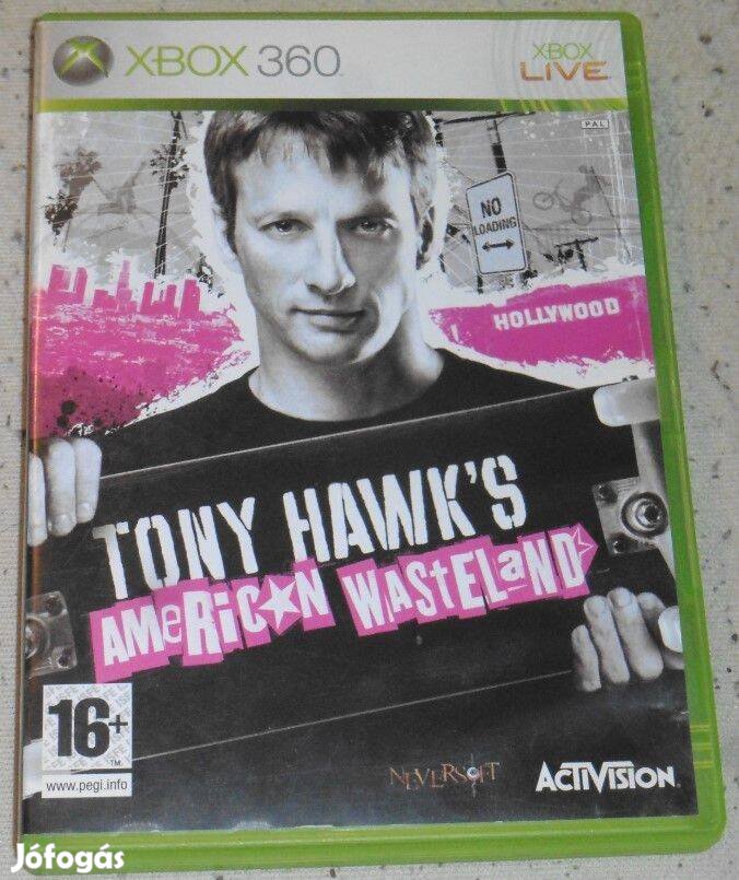 Tony Hawk's American Wasteland (Gördeszkás) Gyári Xbox 360 Játék