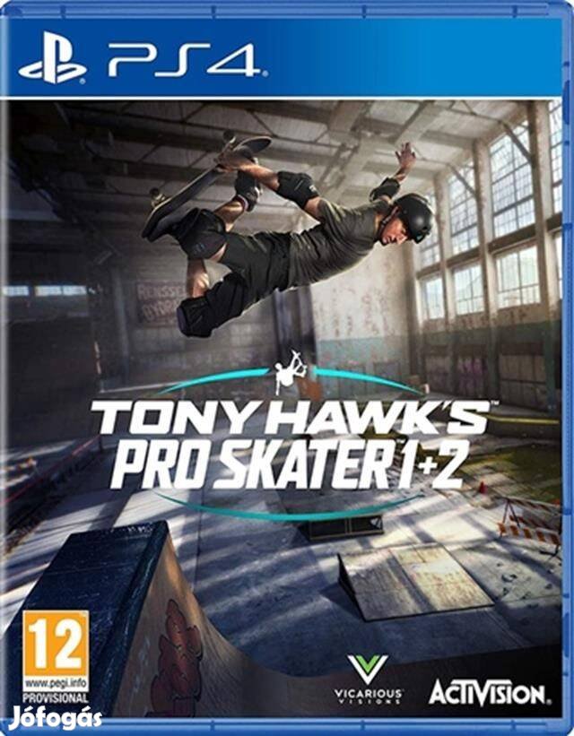 Tony Hawk's Pro Skater 1+2 eredeti Playstation 4 játék