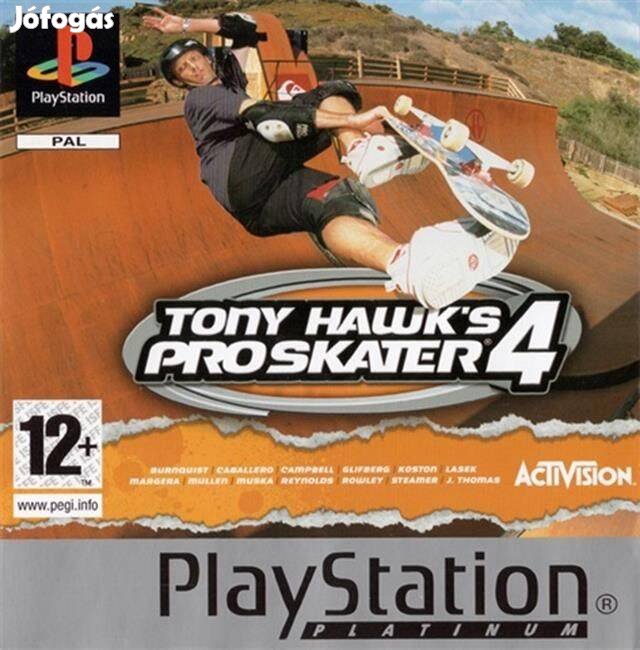 Tony Hawk's Pro Skater 4, Platinum Ed., Boxed Playstation 1 játék