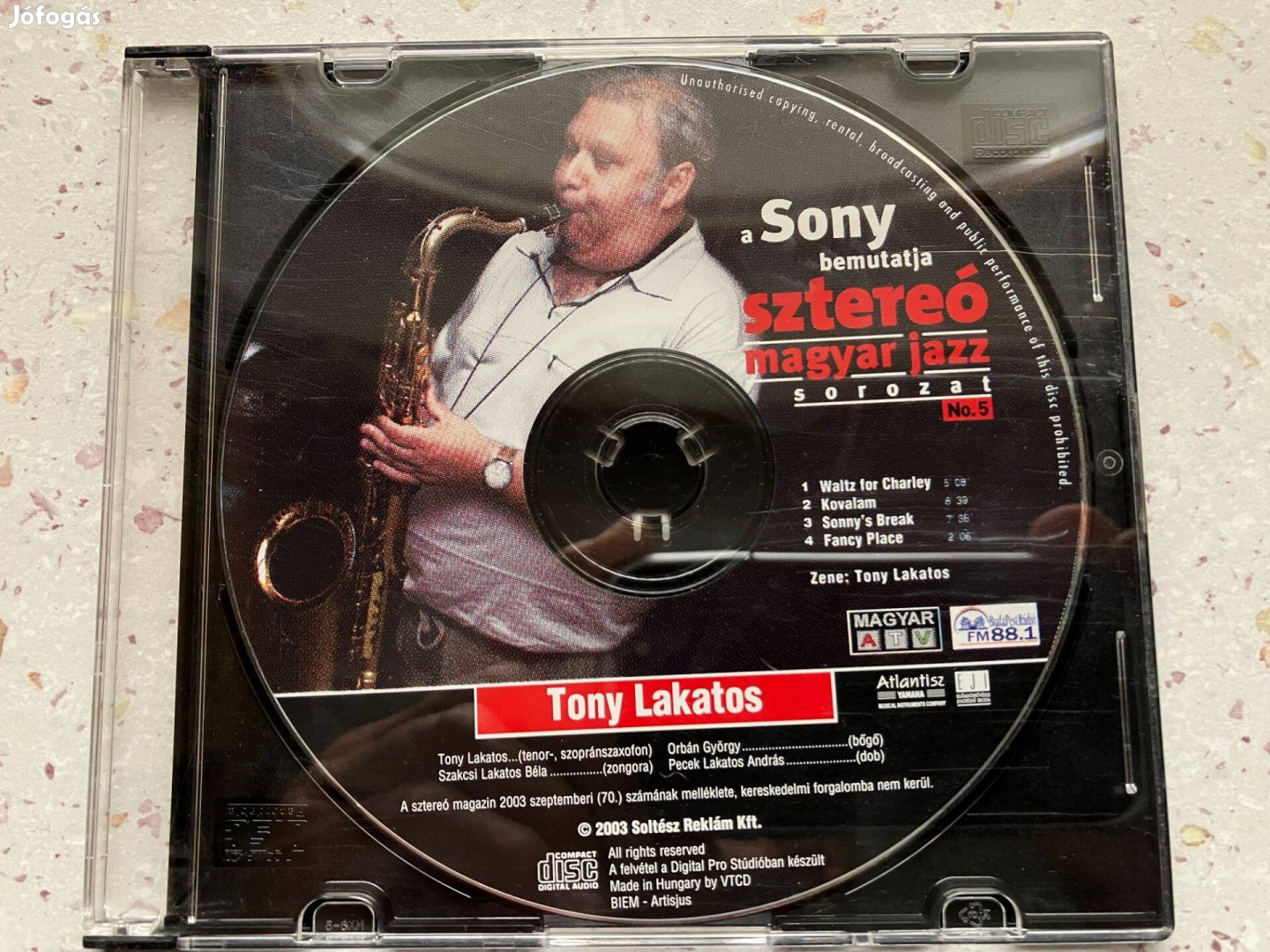 Tony Lakatos CD