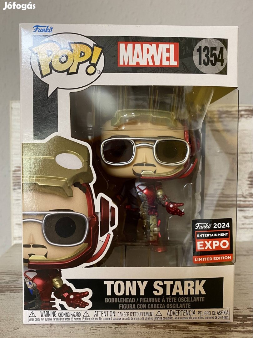 Tony Stark C2E2 expo limited edition funko pop figura