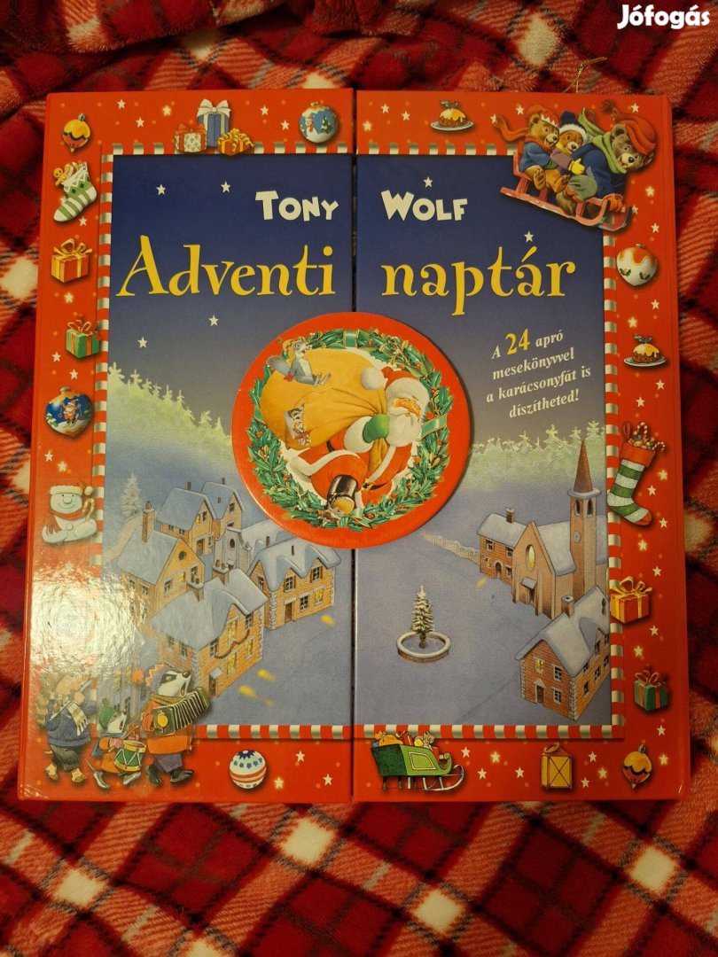 Tony Wolf- Adventi naptár 24 kis könyvvel