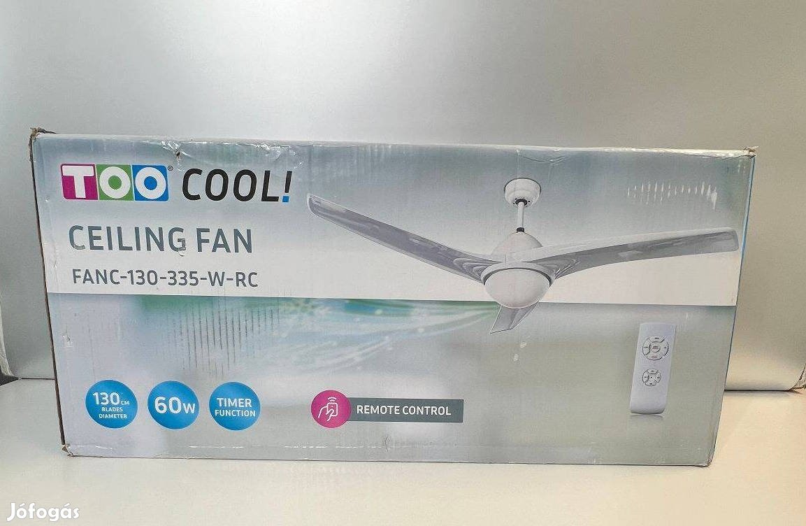 Too Cool Fanc 130-335-W-RC mennyezeti ventilátor