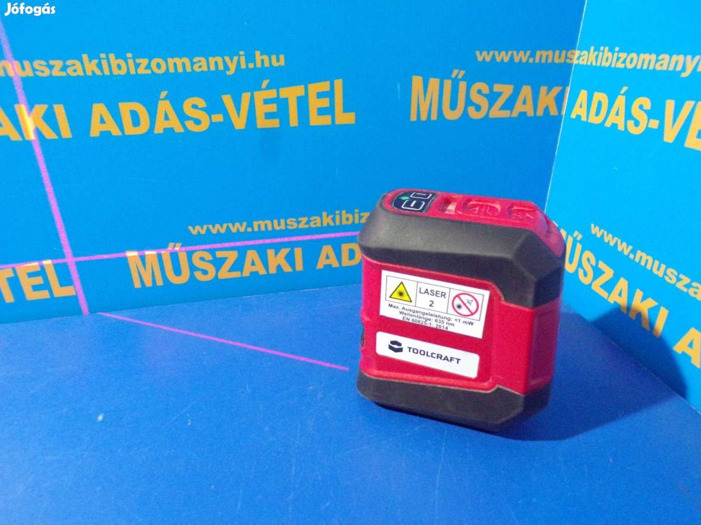 Toolcraft CL8V2 keresztlézer jótállással m