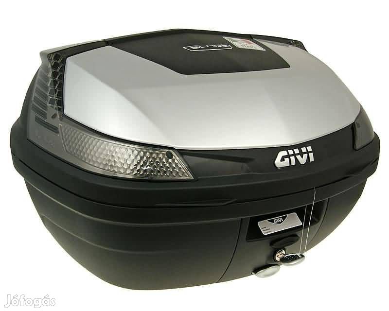 Top Case GiVi B47 Blade Tech Monolock robogó csomagtartó ezüst 47L kap