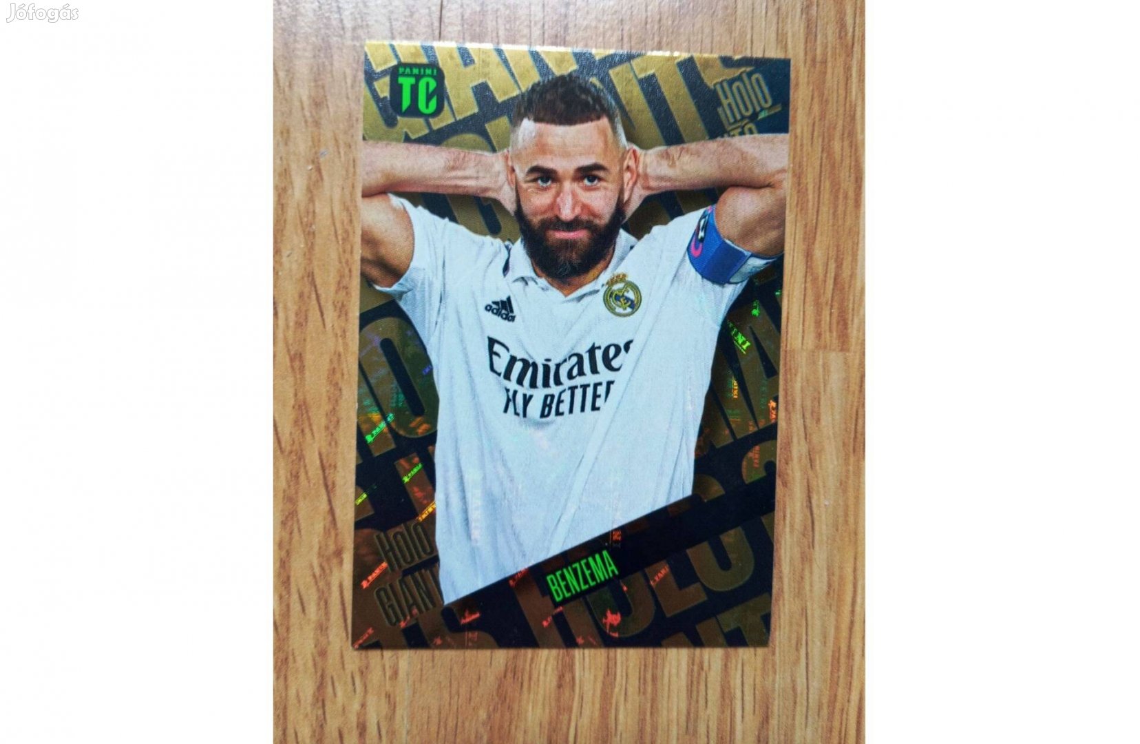 Top Class 2023 Benzema Holo Giant kártya