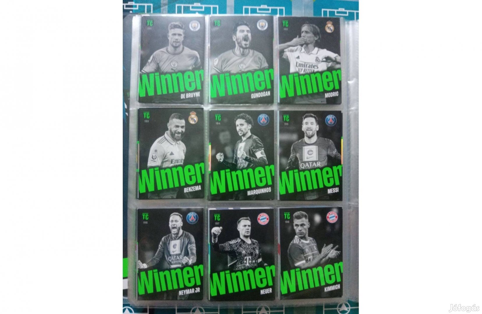 Top Class 2023 Winner focis kártya