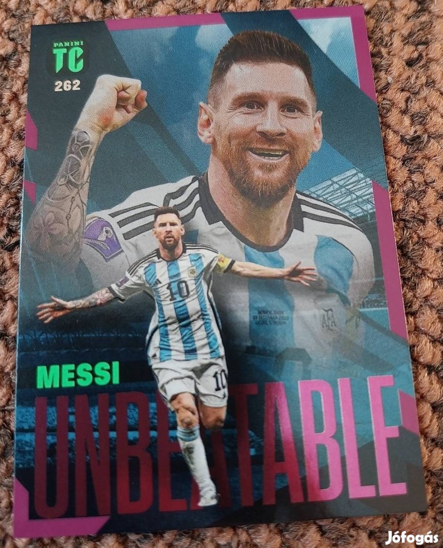 Top Class 2023 focis kártya Lionel Messi rózsa szín unbeatable 