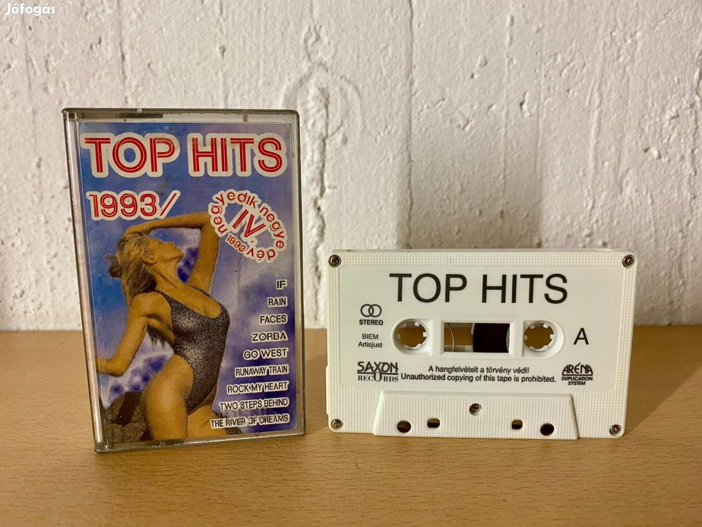 Top Hits 1993 műsoros audio magnókazetta