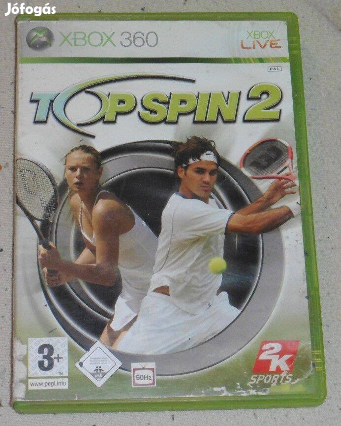 Top Spin 2. (Tenisz, Tennisz) Gyári Xbox 360 Játék akár féláron