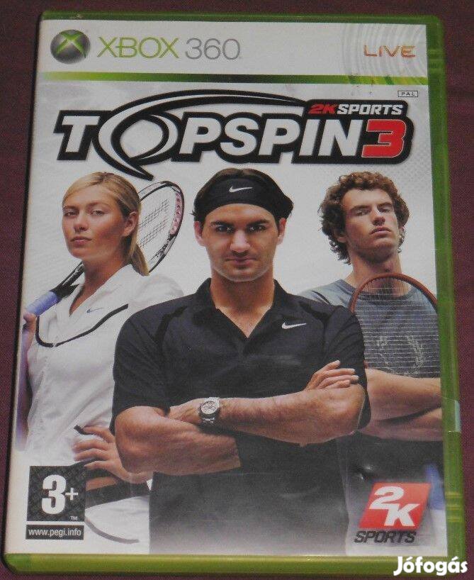 Top Spin 3. (Tenisz, Tennisz) Gyári Xbox 360 Játék akár féláron