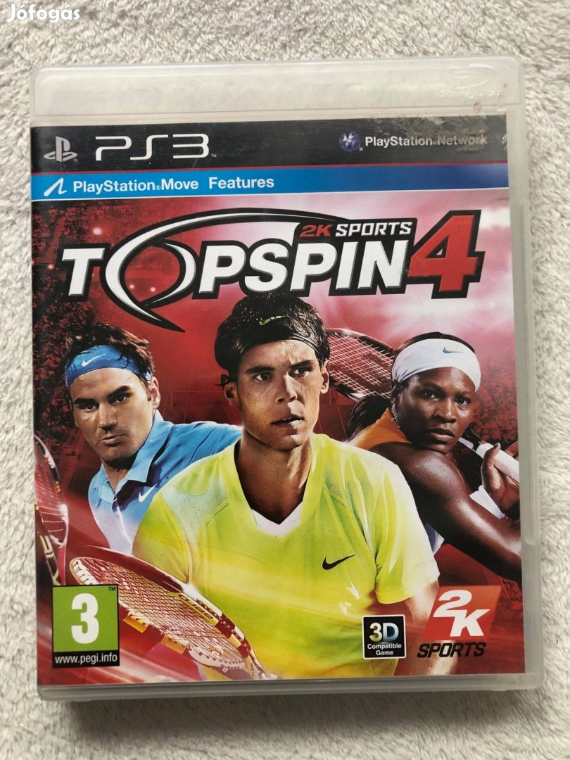 Top Spin 4 Topspin Ps3 Playstation 3 játék