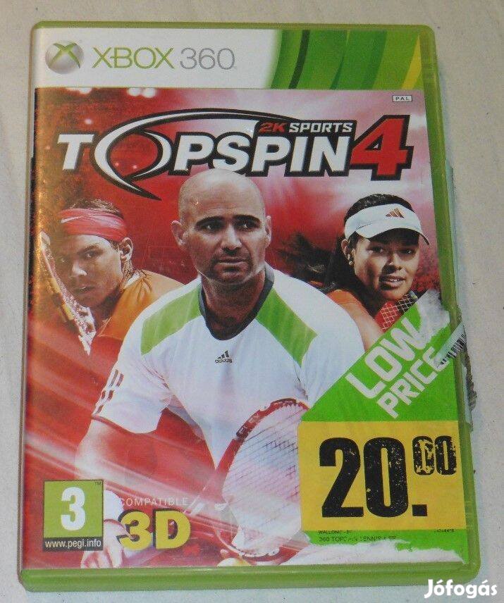 Top Spin 4. (Tenisz, Tennisz) Gyári Xbox 360 Játék akár féláron