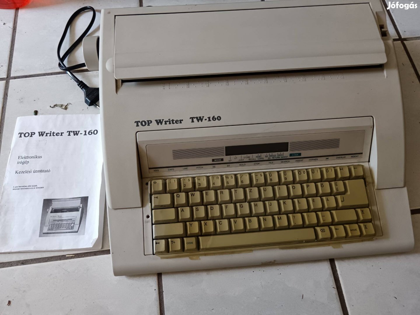 Top Writer TW-160 Elektromos irógép