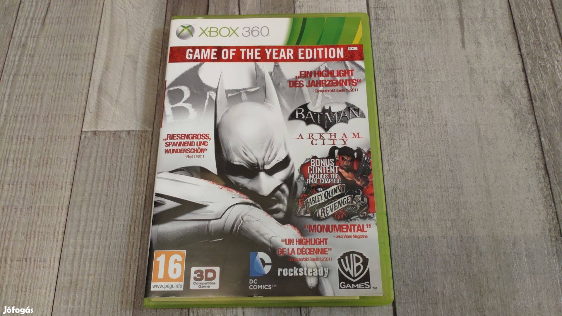 Top Xbox 360 : Batman Arkham City Game Of The year Edition