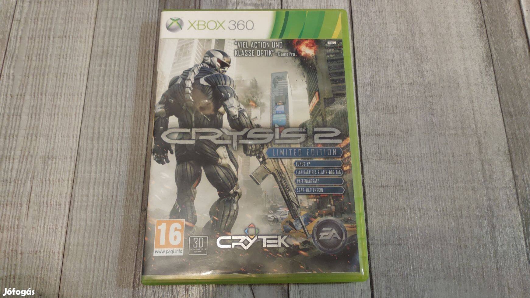 Top Xbox 360 : Crysis 2 Limited Edition - Xbox One És Series X Kompati