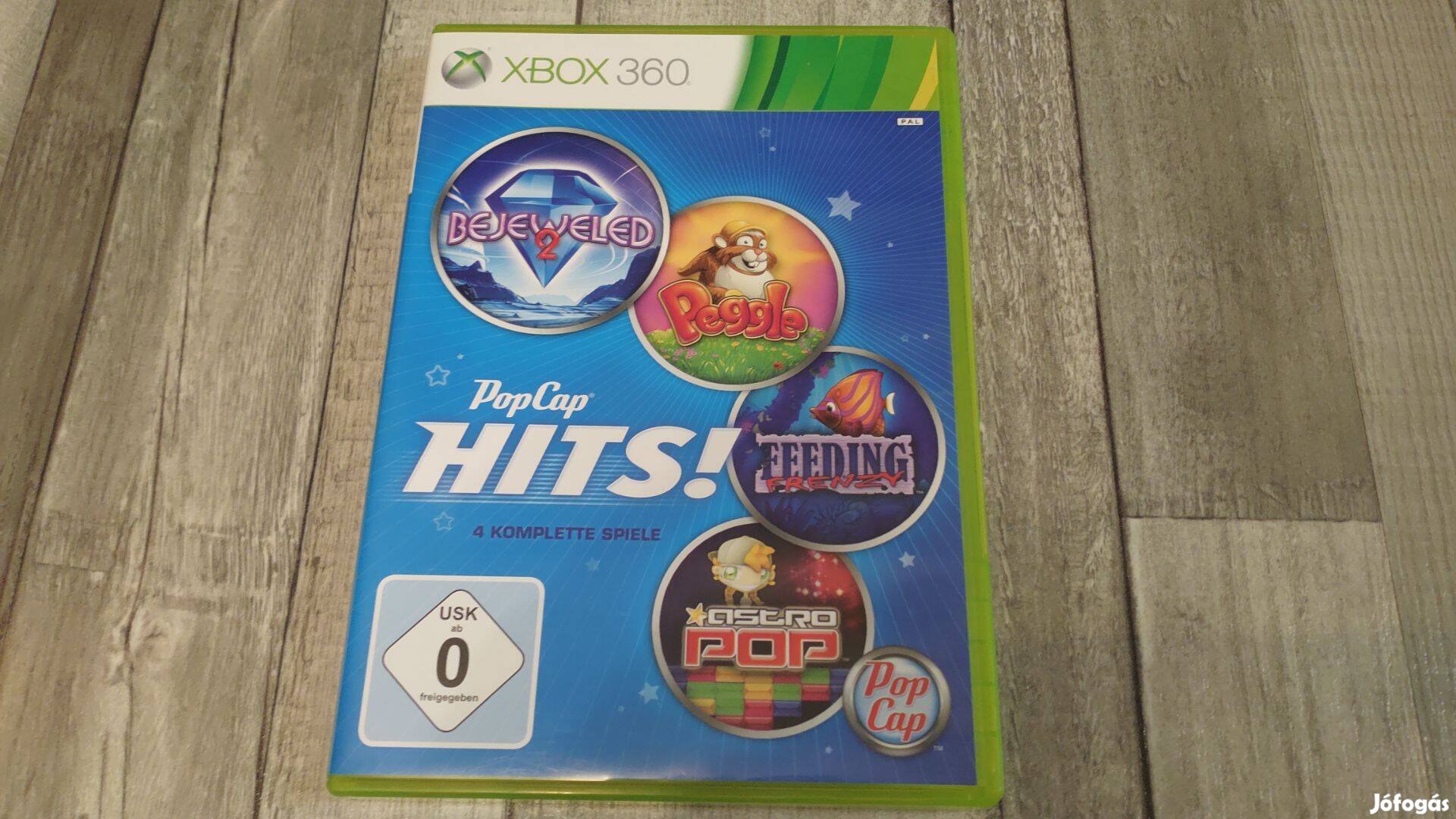 Top Xbox 360 : Popcap Hits - 4db Játék!