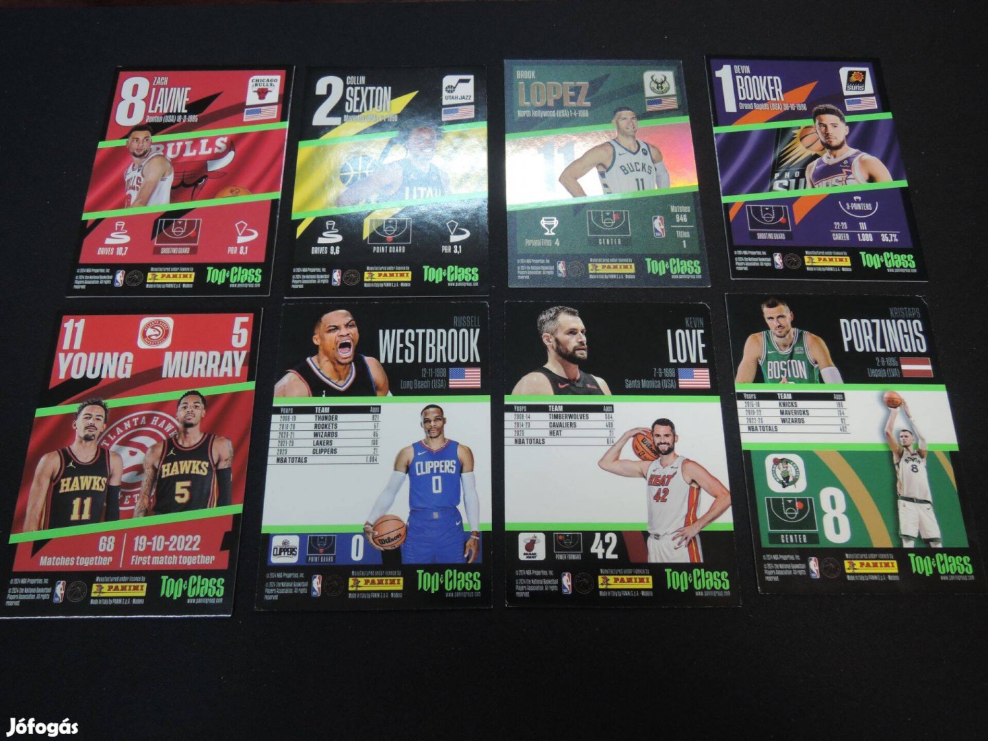 Top class NBA 2024 kártyák 3