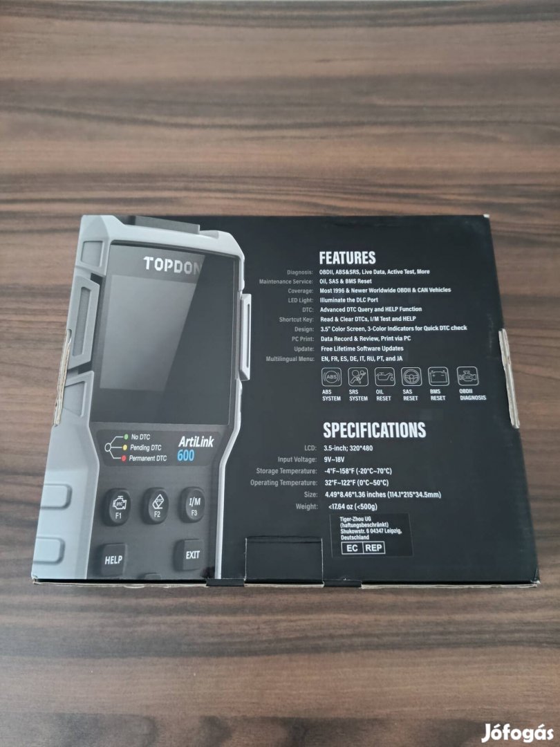 Topdon Artilink 600 autódiag