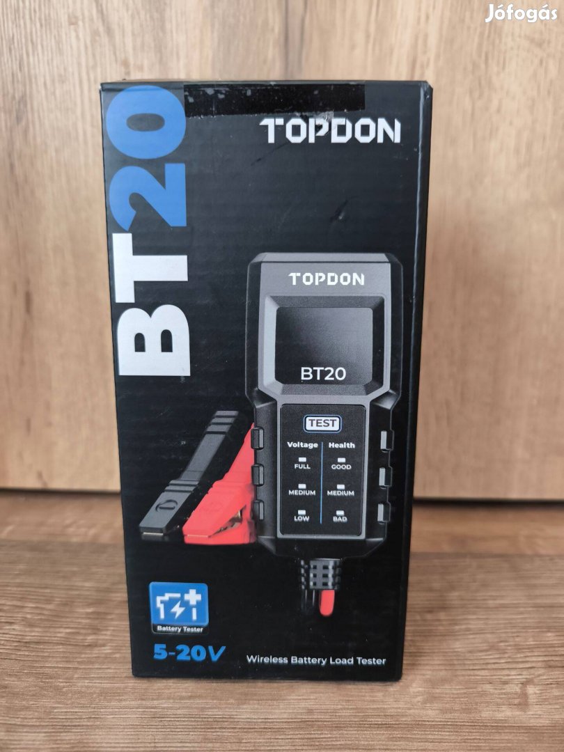 Topdon BT20 akkumulátor teszter