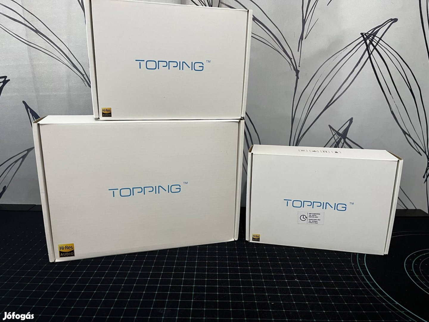 Topping D10B DAC, Pa3s erősítő, TCT1-75 trs kábel