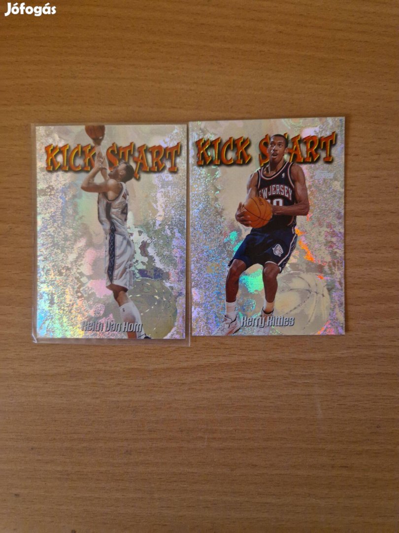 Topps 1998-99 Kick Start kosaras kártyák 2db